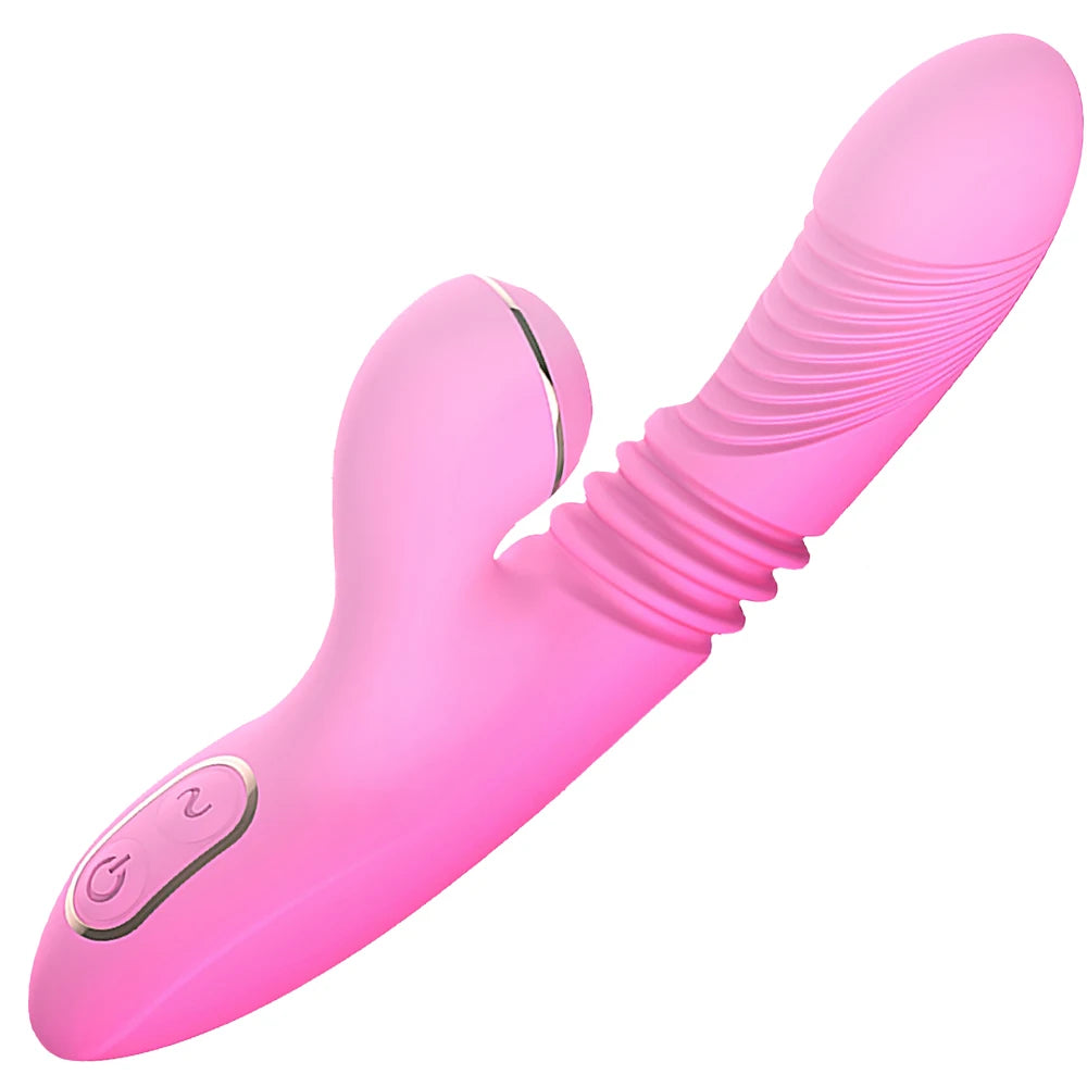 Vibrador mas succión de clitoris