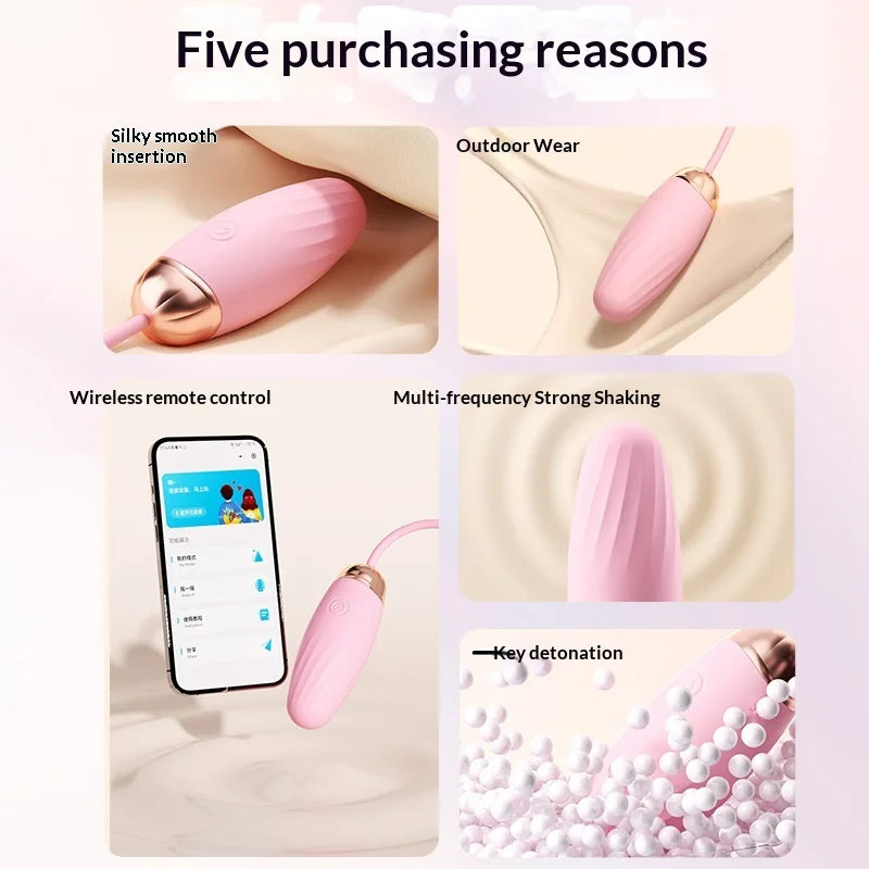 Huevo vibrador portatil