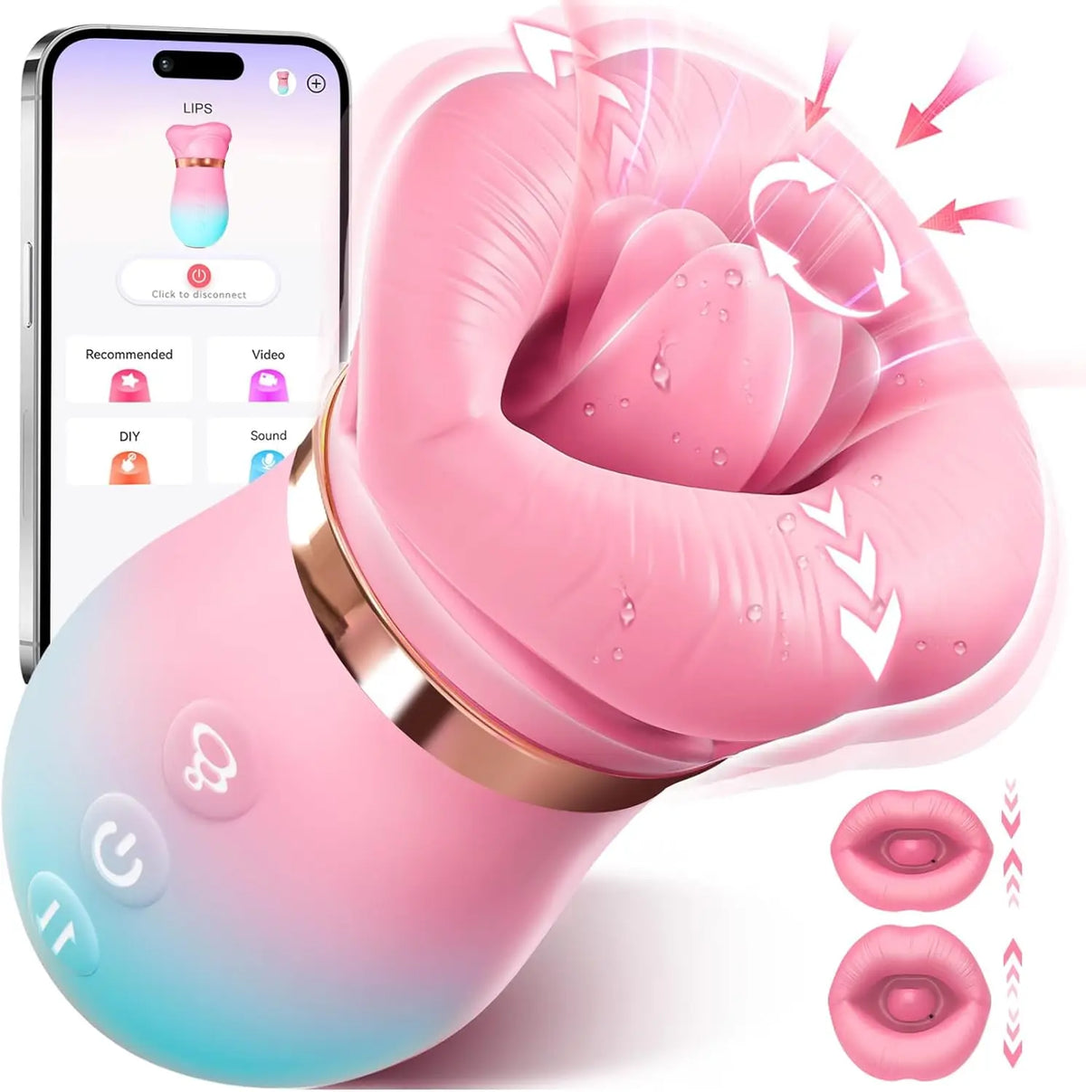 succión de vibrador " Lengua"