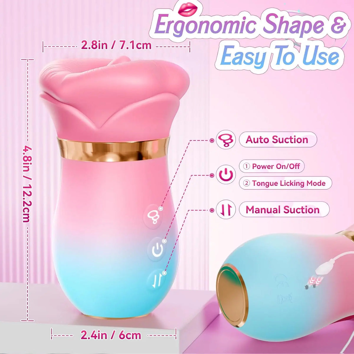 succión de vibrador " Lengua"